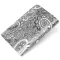 Візитниця шкіряна вертикальна сіра з візерунком Shvigel 19082