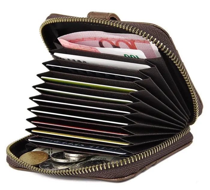 Візитниця Vintage 14604 Коричнева