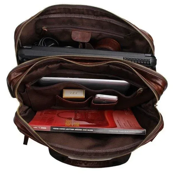 Сумка мужская Vintage 14210 Коричневая