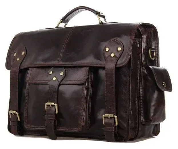 Сумка чоловіча Vintage 14238 Коричнева