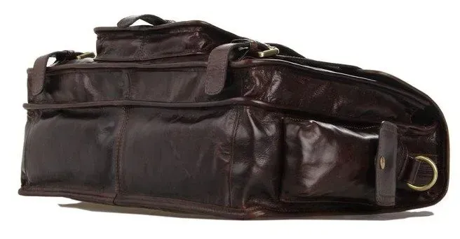 Сумка чоловіча Vintage 14238 Коричнева