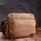 Містка чоловіча сумка месенджер із щільного текстилю Vintage 22205 Коричневий