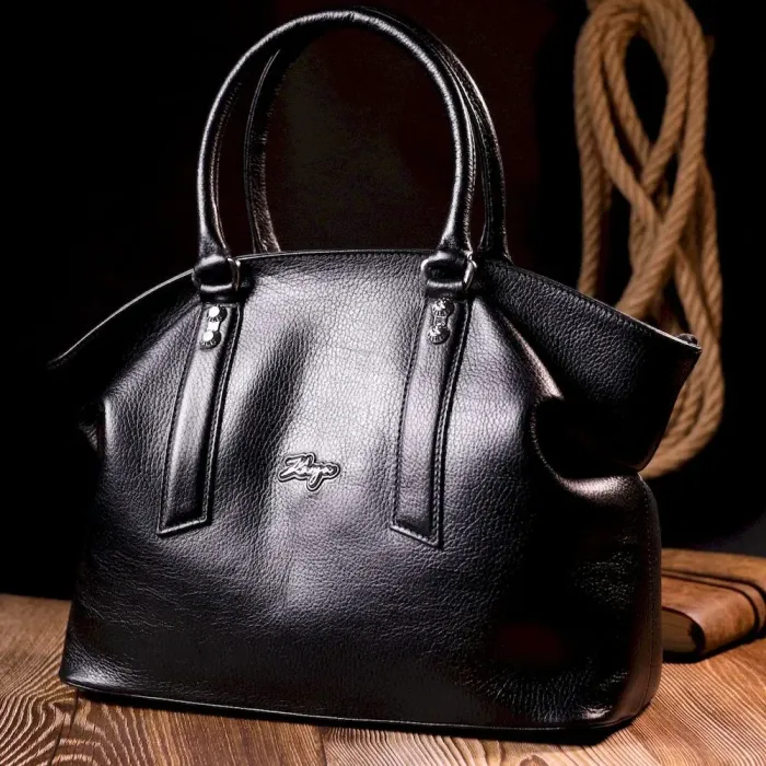 Сумка жіноча сумка KARYA 20881 шкіряна Чорний