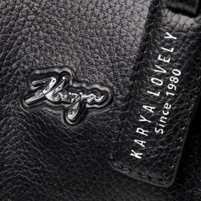 Сумка жіноча сумка KARYA 20881 шкіряна Чорний