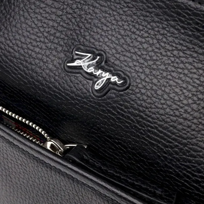 Сумка жіноча сумка з ручками KARYA 20860 шкіряна Чорний