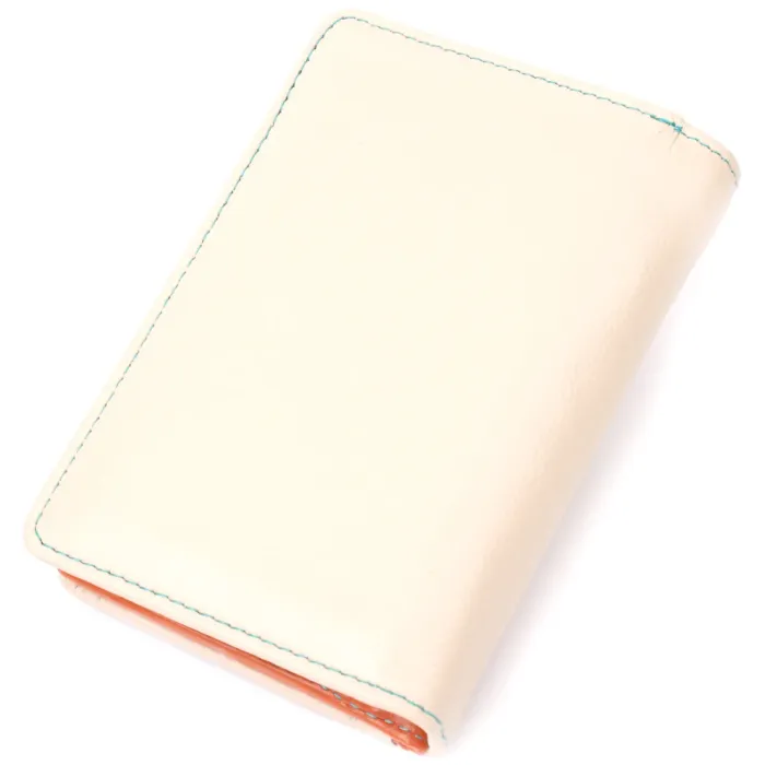 Місткий гаманець для жінок із натуральної шкіри ST Leather 22500 Білий