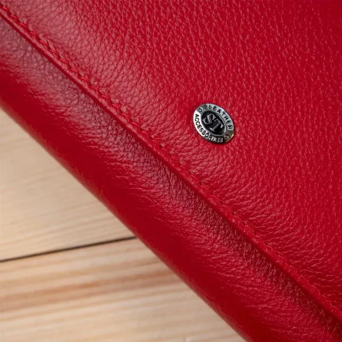 Місткий гаманець ST Leather 19391 Червоний