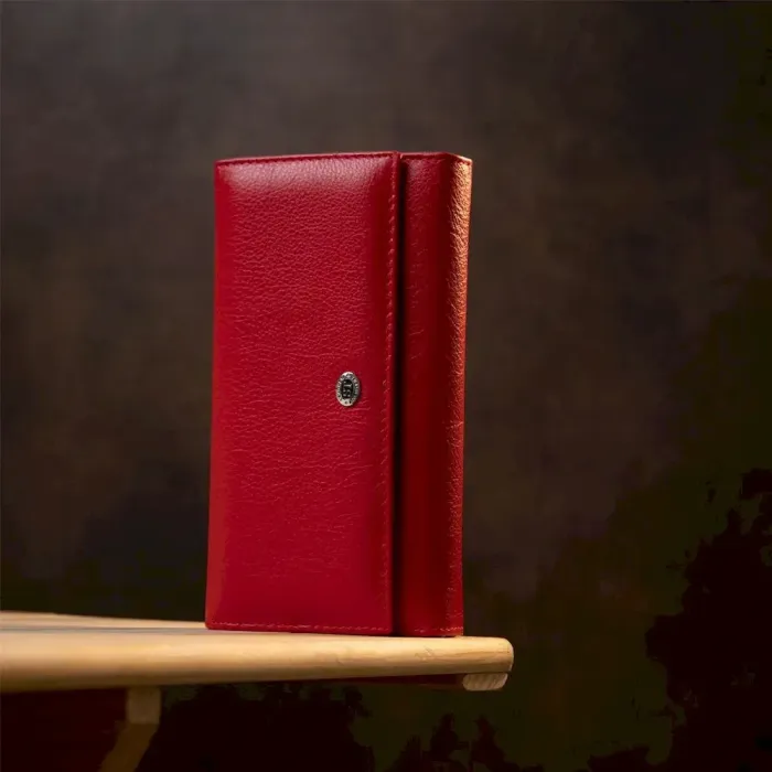 Місткий гаманець ST Leather 19391 Червоний