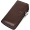 Місткий чоловічий клатч із двома відділеннями з натуральної BOND 22025 Коричневий