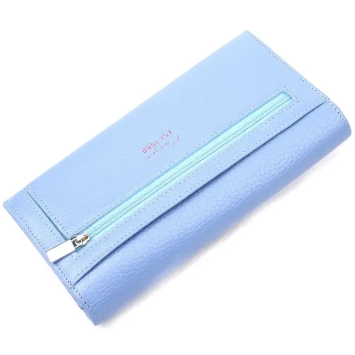 Вместительный женский кошелек с натуральной кожи KARYA 21146 Фиолетовый