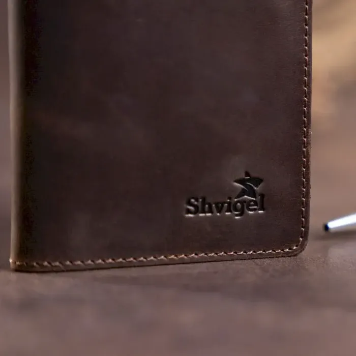 Гаманець SHVIGEL 13789 Коричневий