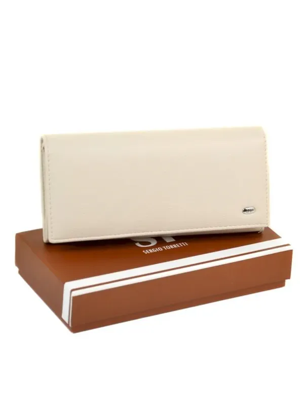 Жіночий гаманець ST штучна-шкіра Sergio Torretti W1-V beige