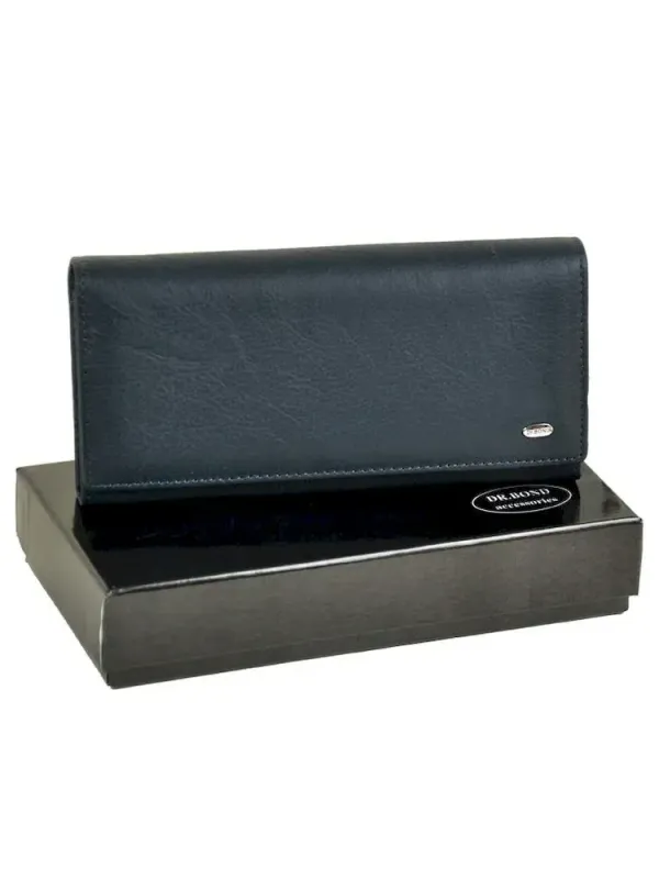 Жіночий гаманець Classic шкіряний Dr.Bond W1-V dark-blue