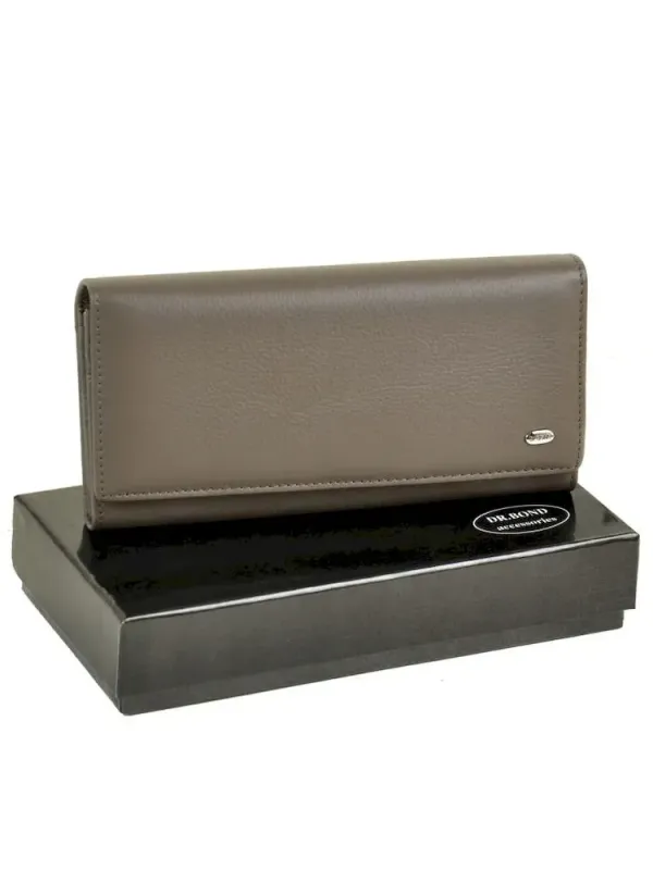 Жіночий гаманець Classic шкіряний Dr.Bond W1-V grey