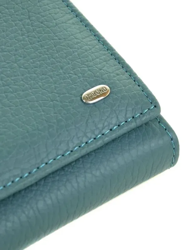 Жіночий гаманець Classic шкіряний Dr.Bond W1-V light-blue
