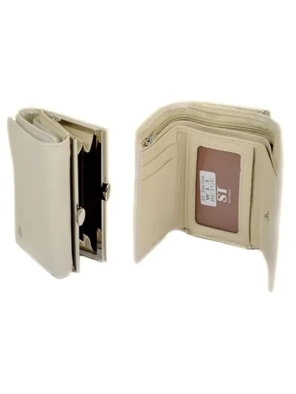 Жіночий гаманець ST штучна-шкіра Sergio Torretti W11 beige