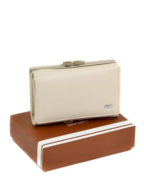 Жіночий гаманець ST штучна-шкіра Sergio Torretti W11 beige