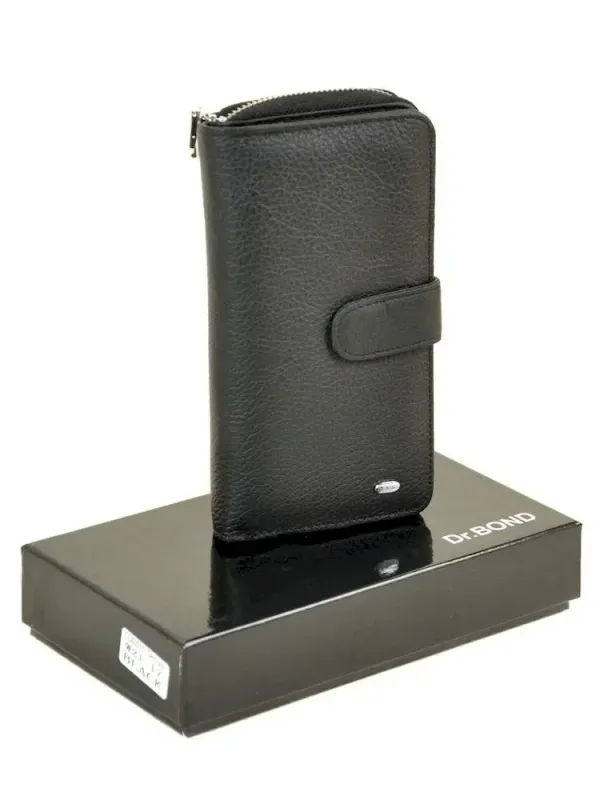 Гаманець Classic шкіряний DR. BOND W21-17 black
