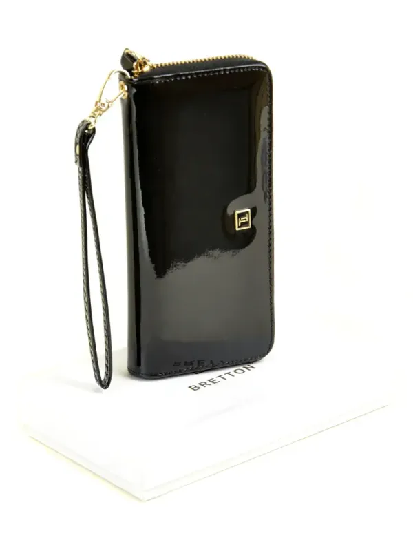 Кошелек GOLD кожа BRETTON W38 black
