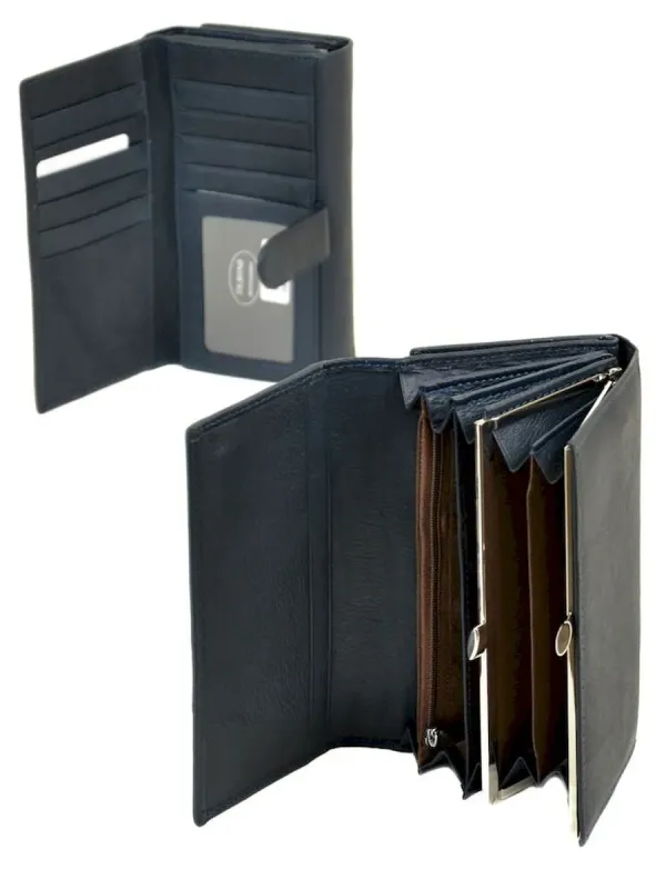 Кошелек Classic кожа DR. BOND W46-2 dark-blue