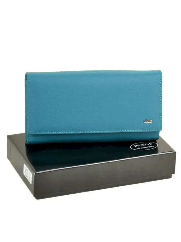 Жіночий гаманець Classic шкіряний Dr.Bond W46-2 light-blue