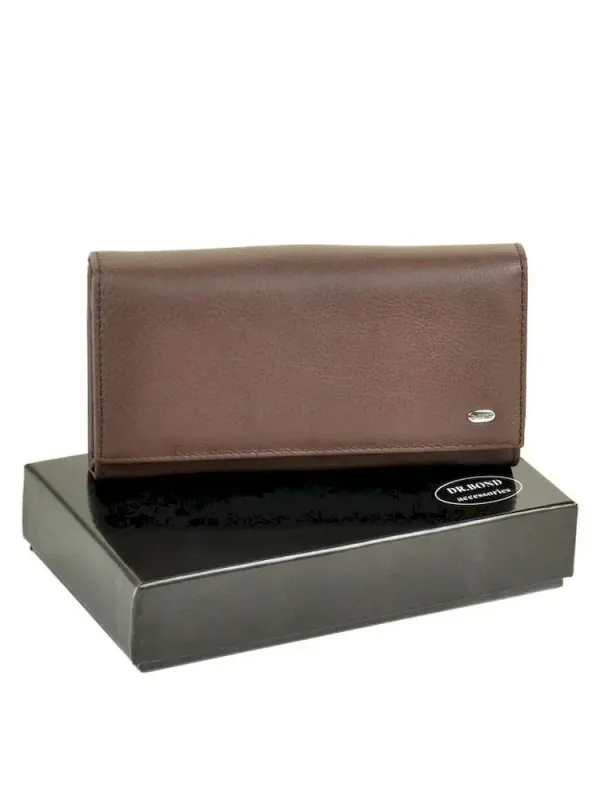 Жіночий гаманець Classic шкіряний Dr.Bond W46 coffee