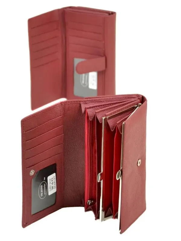 Кошелек Classic кожа DR. BOND W46 scarlet