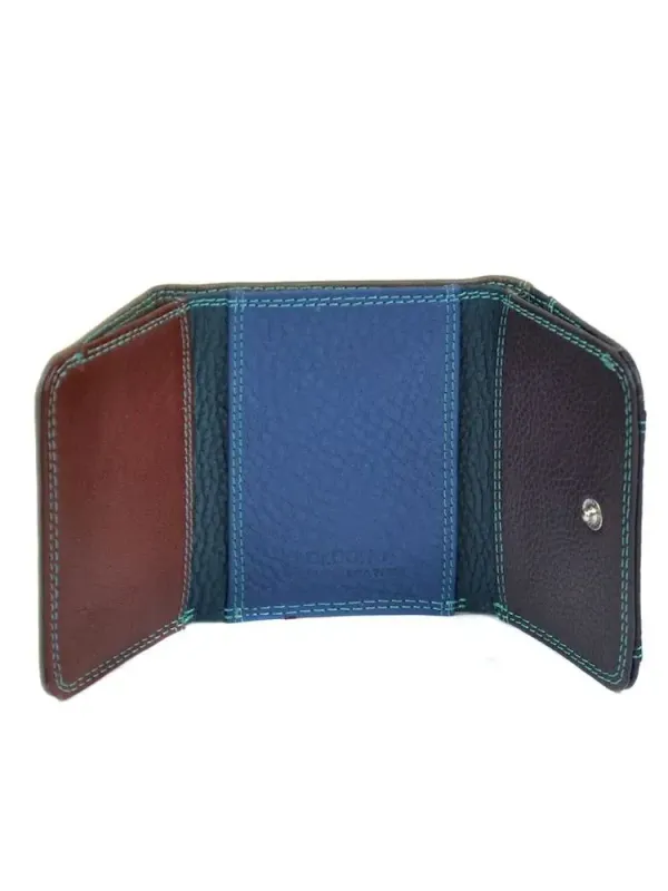 Жіночий гаманець Rainbow шкіряний Dr.Bond WRS-7 date-red