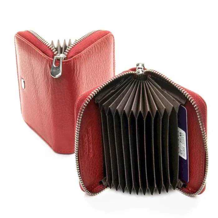 Жіночий гаманець Classic шкіряний Dr.Bond WS-2 red