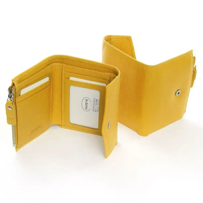 Кошелек Classic кожа DR. BOND WS-3 yellow