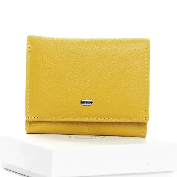 Жіночий гаманець Classic шкіряний Dr.Bond WS-6 yellow