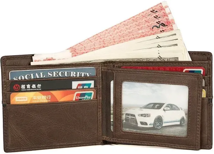 Гаманець чоловічий Vintage 14472 Коричневий