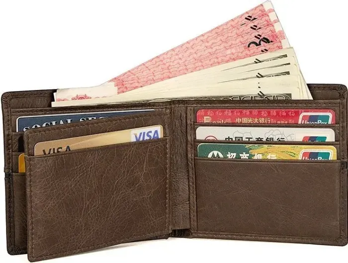 Гаманець чоловічий Vintage 14472 Коричневий