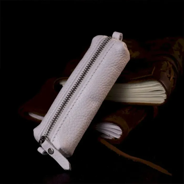 Чудова шкіряна ключниця GRANDE PELLE 11671 Білий