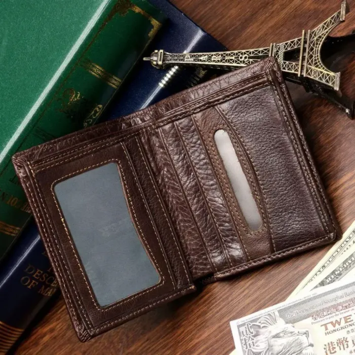 Кошелек мужской Vintage 14181 Коричневый