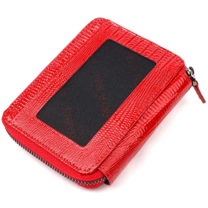 Чудовий гаманець із натуральної фактурної шкіри KARYA 20972