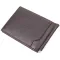Зажим для мужчин с монетницей из натуральной кожи KARYA 21344 Коричневый