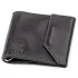 Затискач для грошей з італійської шкіри GRANDE PELLE 11149 Чорний