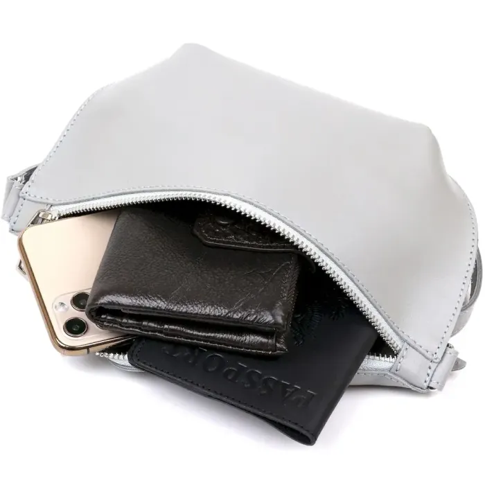 Жіноча бананка з натуральної шкіри Shvigel 16389