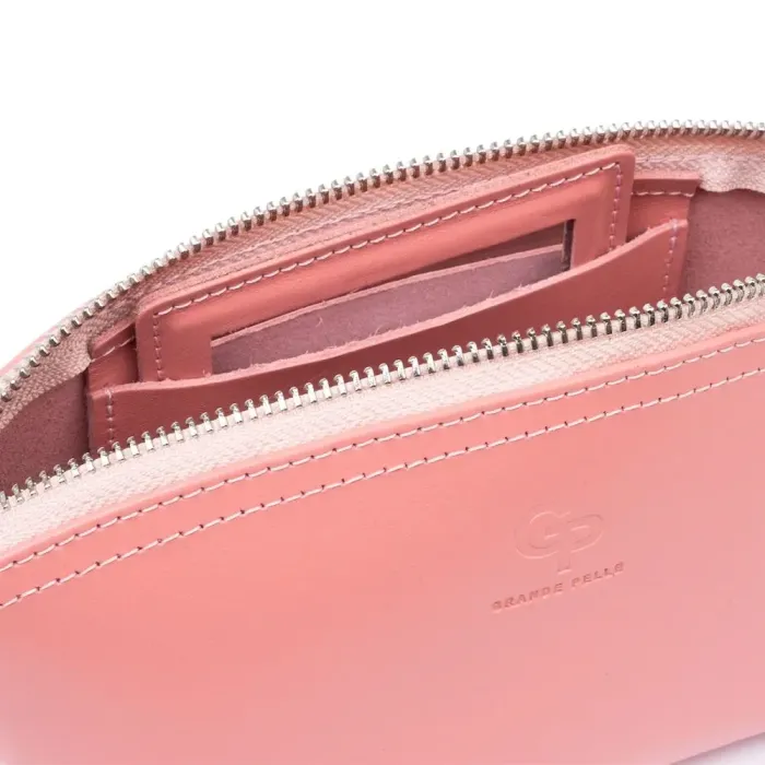 Жіноча косметичка зі шкіри Amelin GRANDE PELLE 11299 Пудра