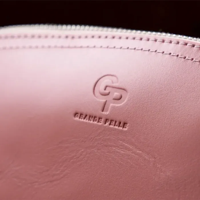 Жіноча косметичка зі шкіри Amelin GRANDE PELLE 11299 Пудра