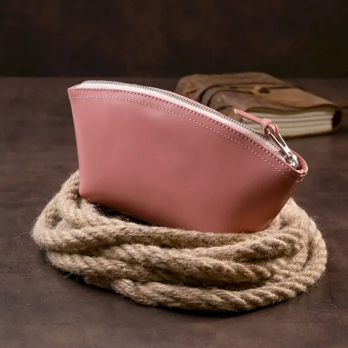 Жіноча косметичка зі шкіри Amelin GRANDE PELLE 11299 Пудра