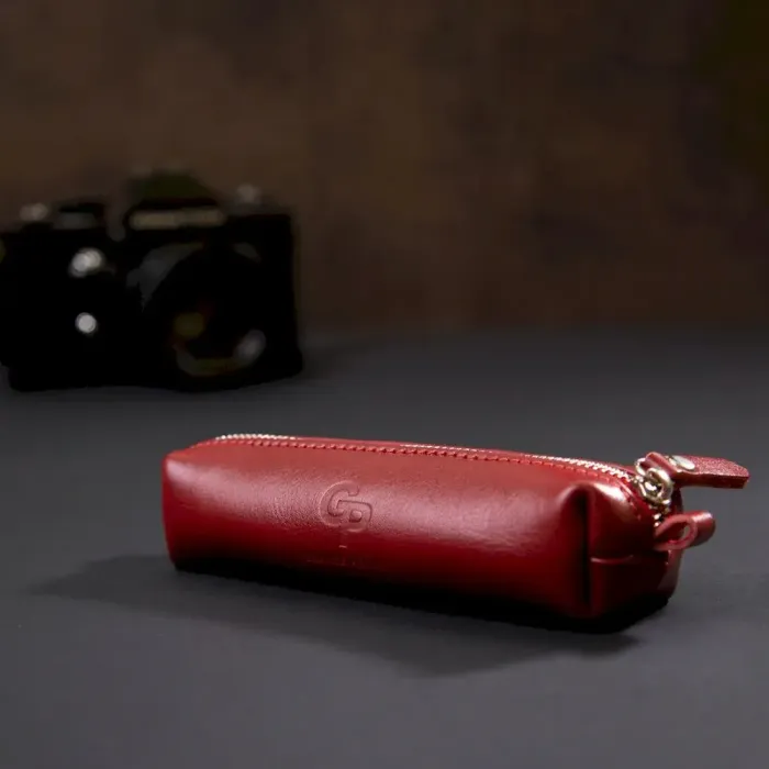 Жіноча шкіряна ключниця GRANDE PELLE 11341 Червоний