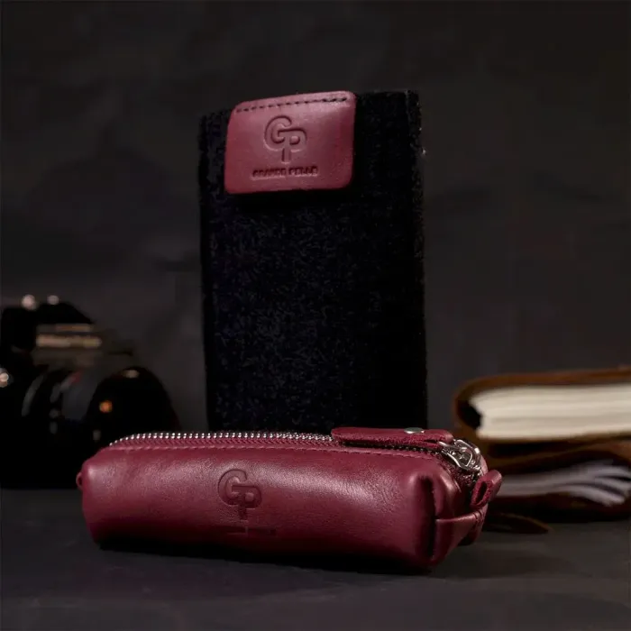 Жіноча шкіряна ключниця GRANDE PELLE 16790 Марсала