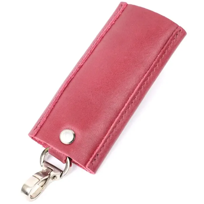 Жіноча шкіряна ключниця на кнопках GRANDE PELLE 11640 Марсала
