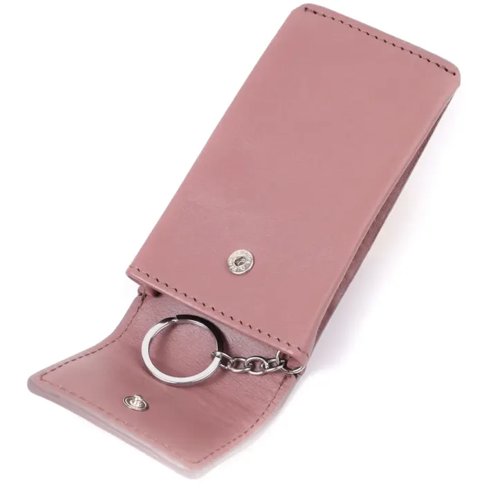 Жіноча незвичайна ключниця у вигляді футляра з натуральної шкіри GRANDE PELLE 22571