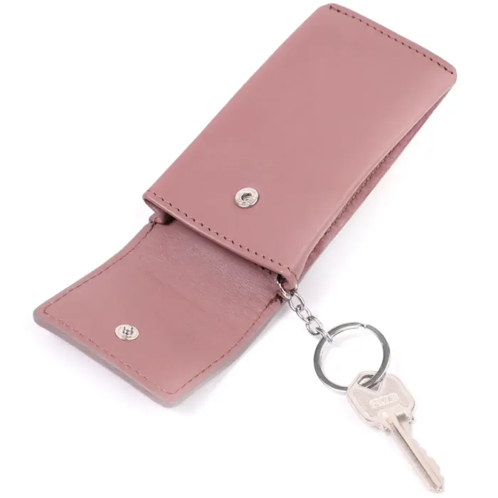 Жіноча незвичайна ключниця у вигляді футляра з натуральної шкіри GRANDE PELLE 22571