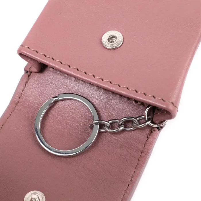 Жіноча незвичайна ключниця у вигляді футляра з натуральної шкіри GRANDE PELLE 22571