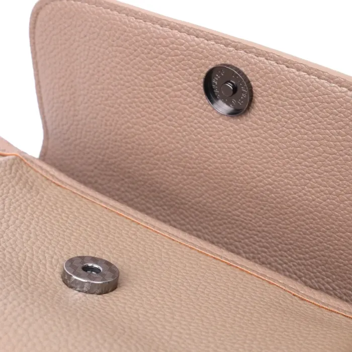 Жіноча сумка з фактурним клапаном з натуральної шкіри Vintage 22329