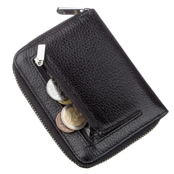 Жіночий гаманець на блискавці KARYA 17371 Чорний